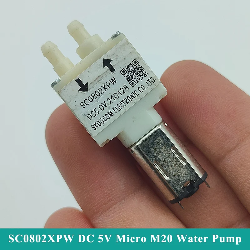 SC0802XPW FF-M20 Micro Water Pump DC 3.7V 5V 6V Small Mini M20 Diaphragm Self-priming Suction Pump DIY Sweeping Robot Cleaner