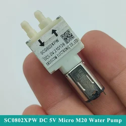 SC0802XPW FF-M20 mikro su pompası DC 3.7V 5V 6V küçük Mini M20 diyafram kendinden emişli emme pompası DIY süpürme robotu temizleyici