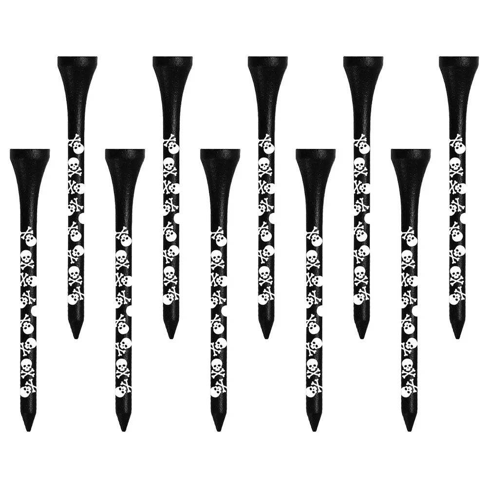 

10pcs Bamboo Golf Tees Golf Ball Holder Durable Lightweight Training Accessories Wood Spikes Decorative Golfing Base