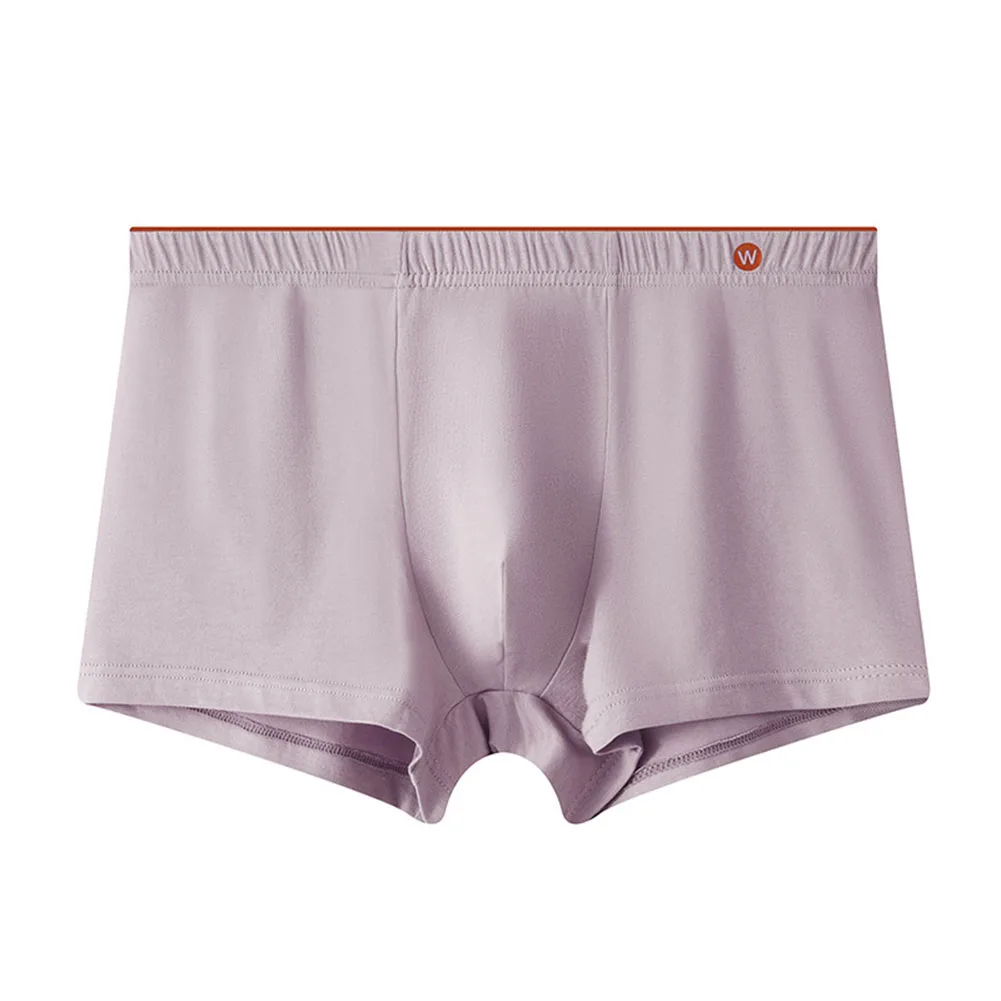 موجز القطن الأسود رمادي داكن أخضر L-3XL الوردي الأبيض الملابس الداخلية الربيع الصيف عطلة منتصف الخصر سراويل الحقيبة