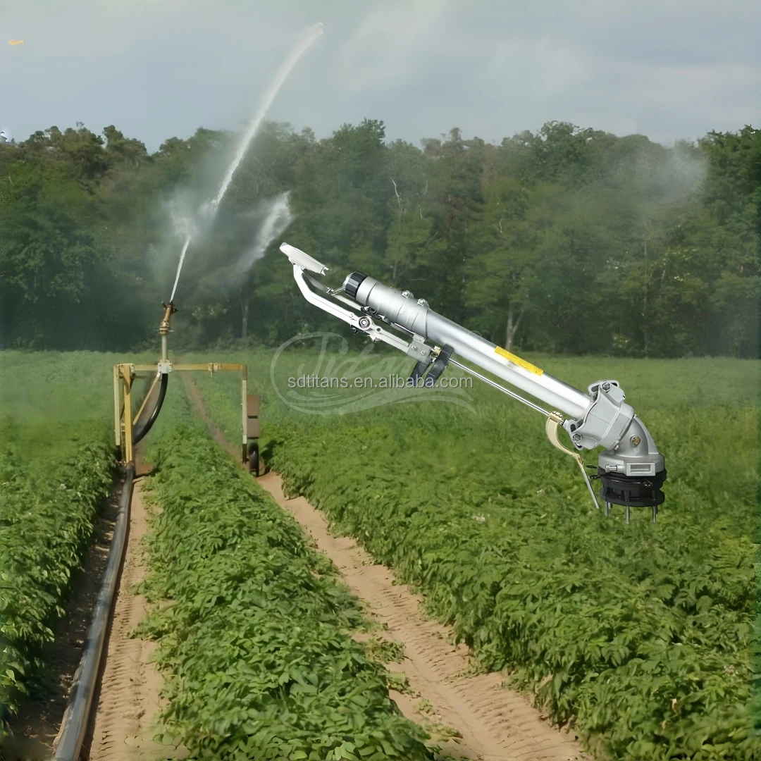 High Quality 80m Rain Gun Sprinkler Brass 360 Degree Rotating High-Pressure for Agriculture Farmland Water Irrigation