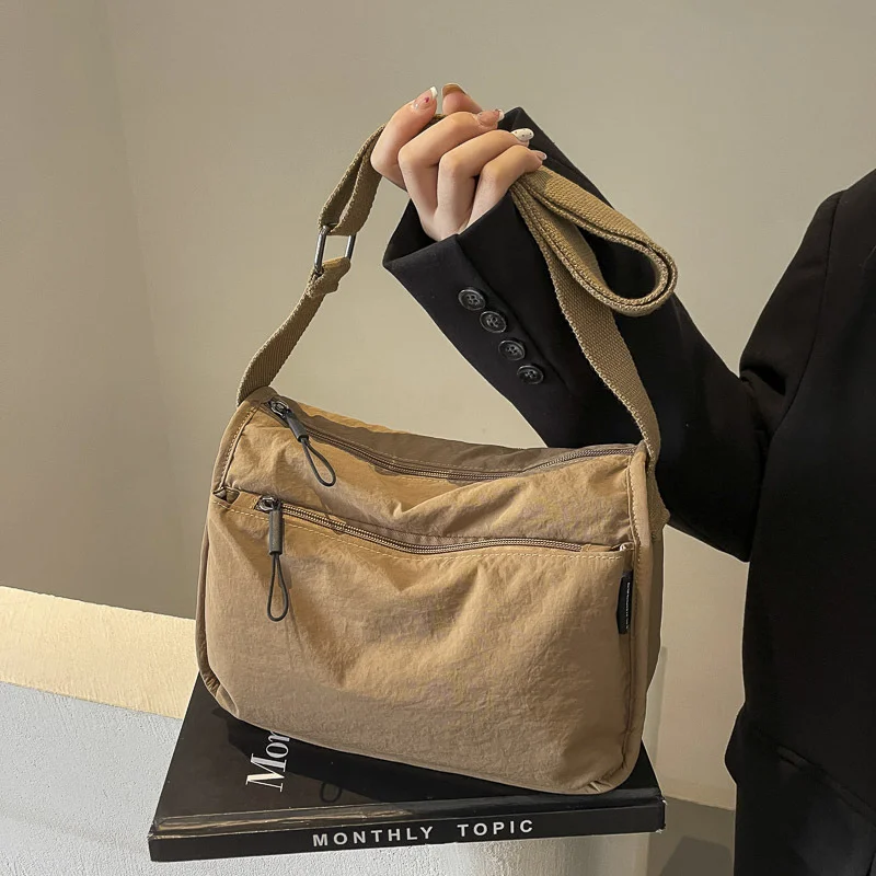 

Новая легкая водонепроницаемая женская сумка через плечо из ткани Оксфорд для поездок на работу, универсальная сумка через плечо