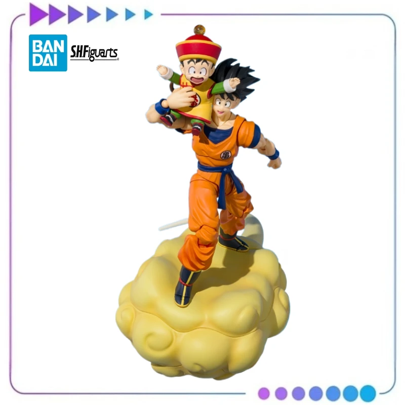 

【Предпродажа】BANDAI SPIRITS SHF Dragon Ball Z Son Goku&Son Gohan-Childhood-Flying Nimbus Фигурка Модель Классические аниме-игрушки