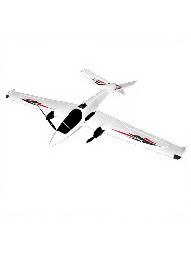 Fixed-wing RC Plane FPV Swordfish Twin Motor V-tail Long Range Glider Drone