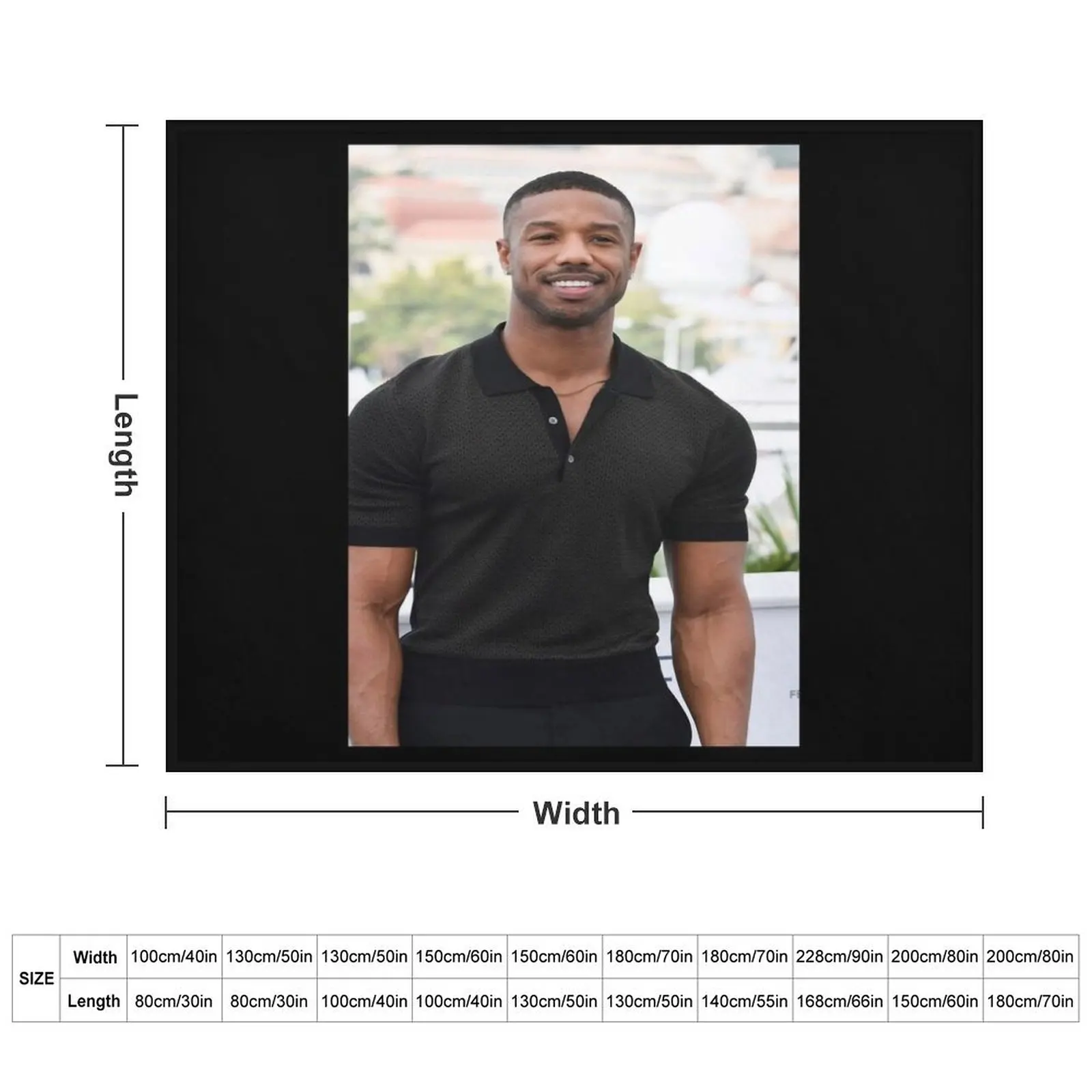 michael b jordan Classic Throw Blanket Softest Personalized Gift Multi-Purpose Blankets