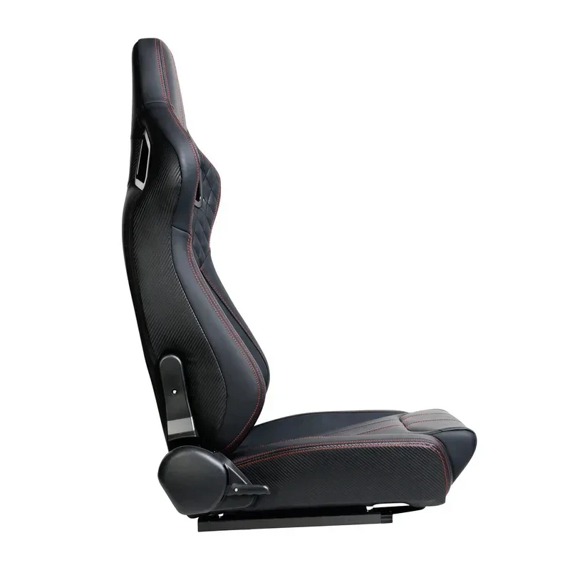 High Quality JIEIR 9005 Black Leather Sport Adjustable Bucket Racing Seats for SIM Racing