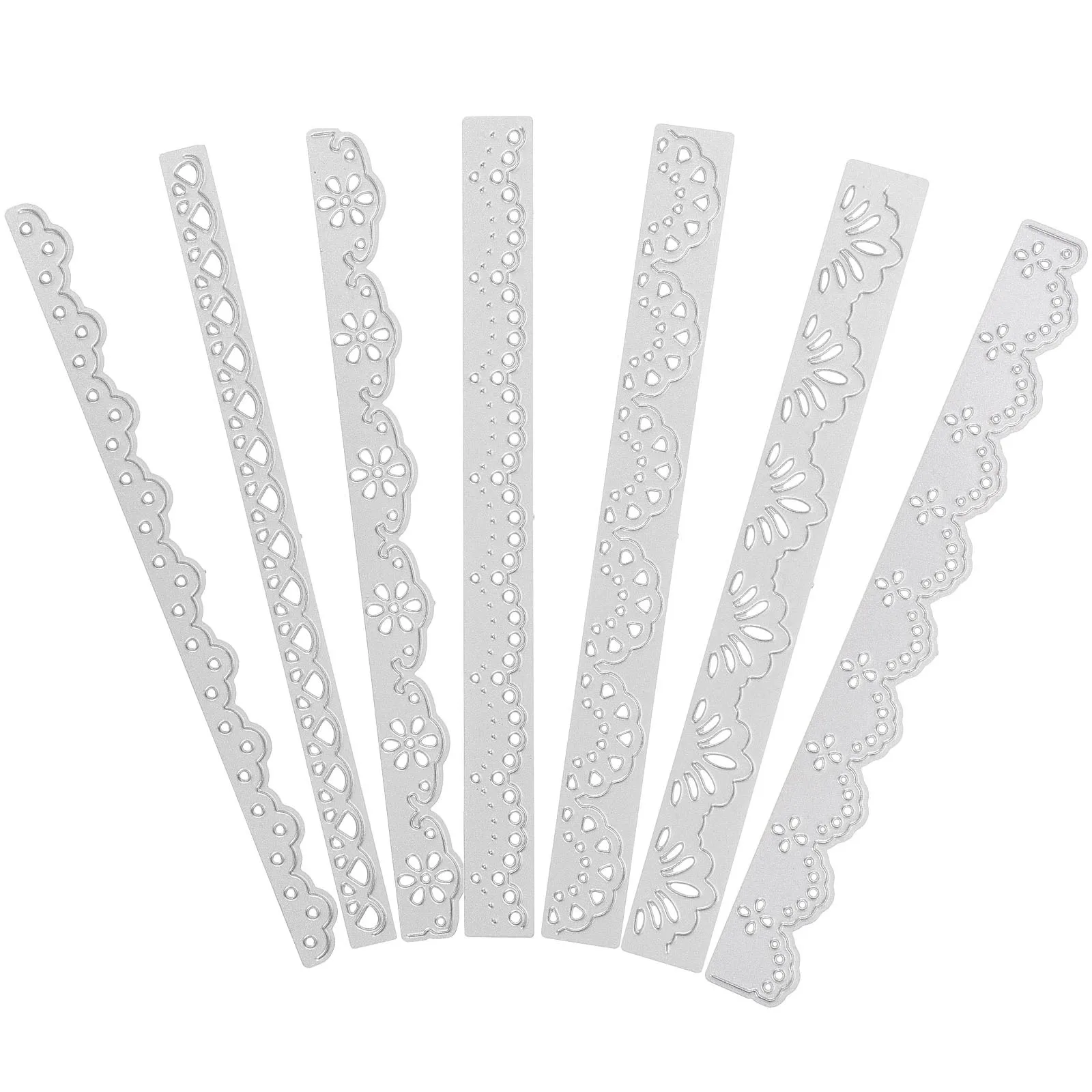 

7pcs Lace Carbon Steel Diy Craft Templates For Cutting Dies Stencil Scrapbooking Card Making Metal Dies Stencils