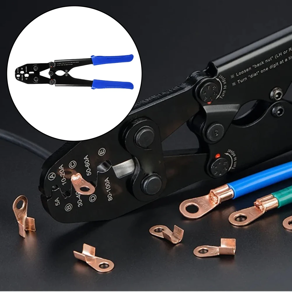 

Open Nose Crimping Pliers 5-200A Terminal Crimping Tool Set Copper Nose Plier Connector Manual Cold Crimping Pliers