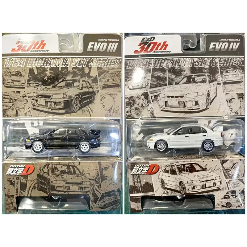 Hobby Japan 1:64 Scale Lancer RS EVO III&IV Alloy Simulation Car Model Classics Adult Souvenir Gift Static Display