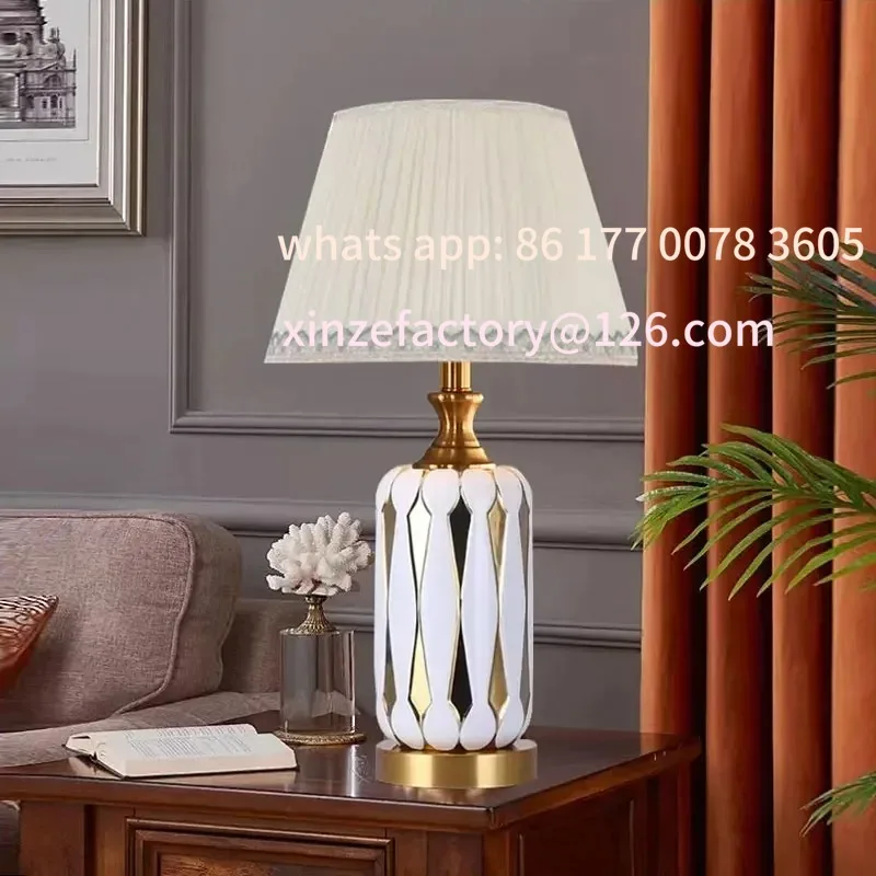 Customizable Luxury post-modern table lamp living room bedroom bedside lamp