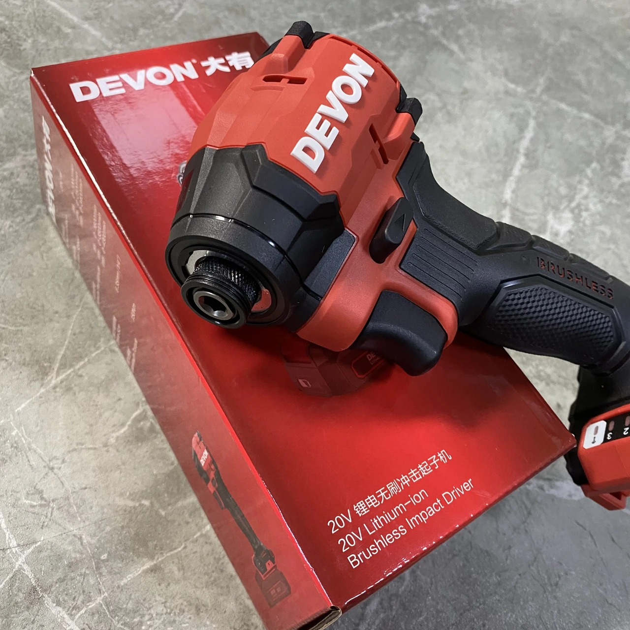 DEVON 20V リチウム電動インパクトドライバー 5768-Li-20 超短充電 