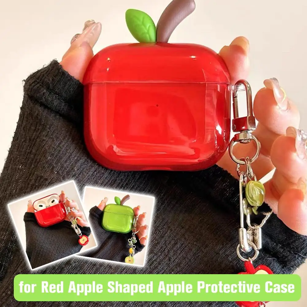 لطيف الفاكهة الخضراء حقيبة سماعة الاذن ل أبل Airpods برو 2/4 غطاء سيليكون سماعة شحن الحالات لفرع شجرة الفاكهة سماعة #1
