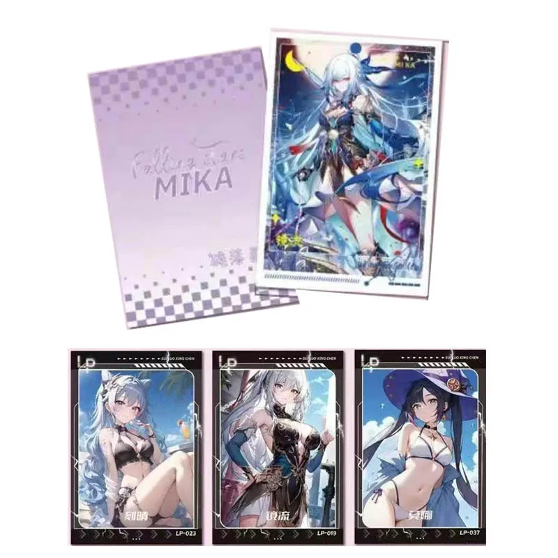 Goddesses Story Booster Box Card Meika Shattered Star A6 Metal Anime Character Game Collection Card Table Games Playing Card