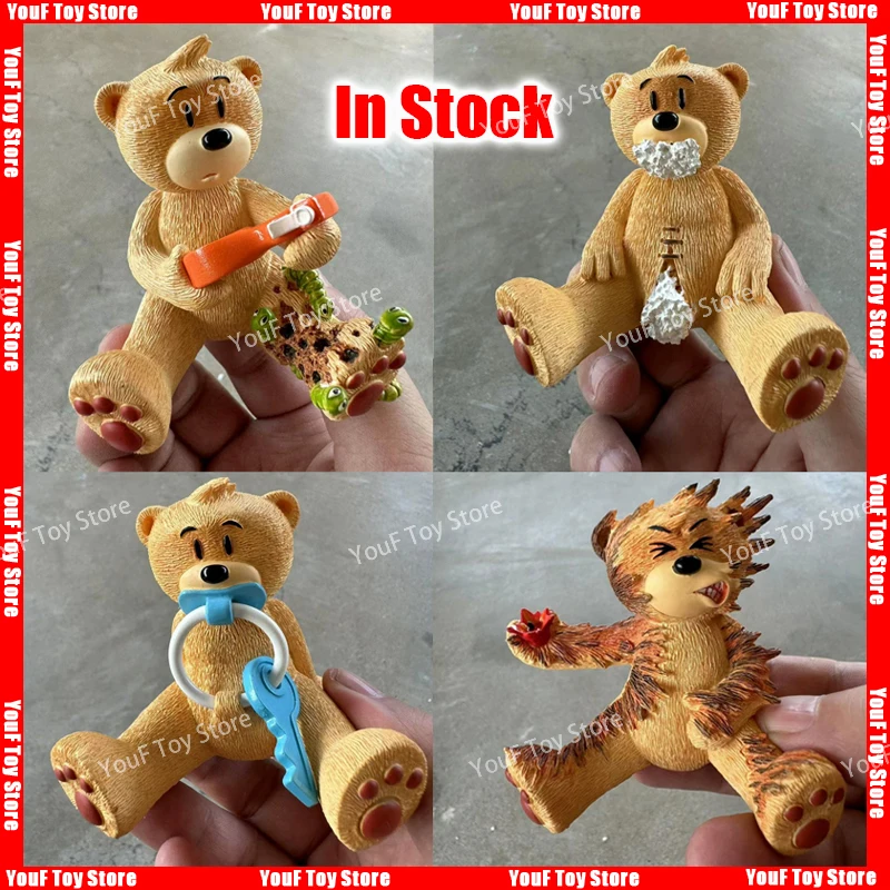 In Stock Bad Taste Bears GUY EDWARD Anime Action Figure Room Ornament Collection Doll Model Toy Kid Christmas Birthday Gifts