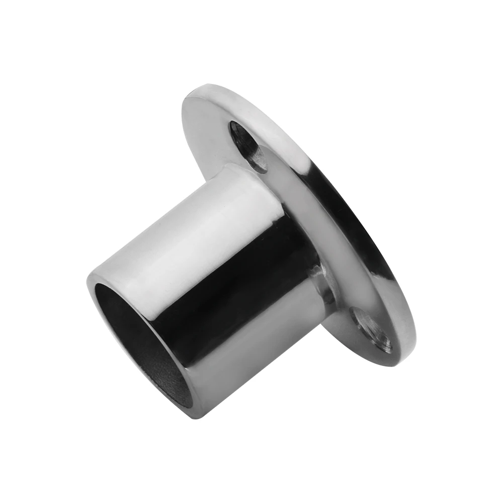 دعامة أنابيب تثبيت القارب 316 ستانلس ستيل 90 °   22/25/30/32 مللي متر قاعدة الأنابيب المستديرة درابزين تركيب الدعامة الملحقات البحرية