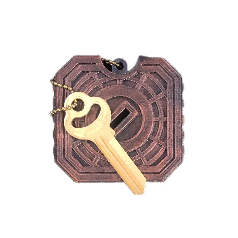 1Pcs Through Enter Currency Coin Magic Key Wear Box Penetrate Metal Wall Props Party Show Amusing Magic Box Games Sensory Toy