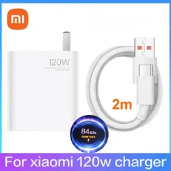 Chargeur rapide d'origine UE, 120W, puissance de charge rapide, Xiaomi 10, Redmi K30 Pro, 10X Pro, écouteurs F4, câble de type C