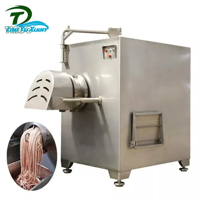 Best Price Mincer Machine 32# Mixer Good Sale with Elevator Big Frozen Meat Grinder