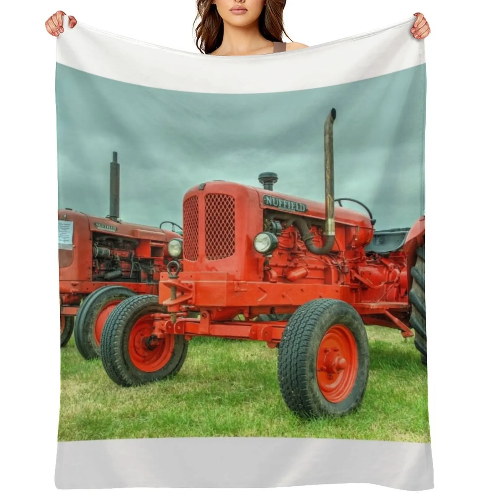 

Nuffields at South Molton Throw Blanket Baby Weighted Picnic Soft Plaid Blankets