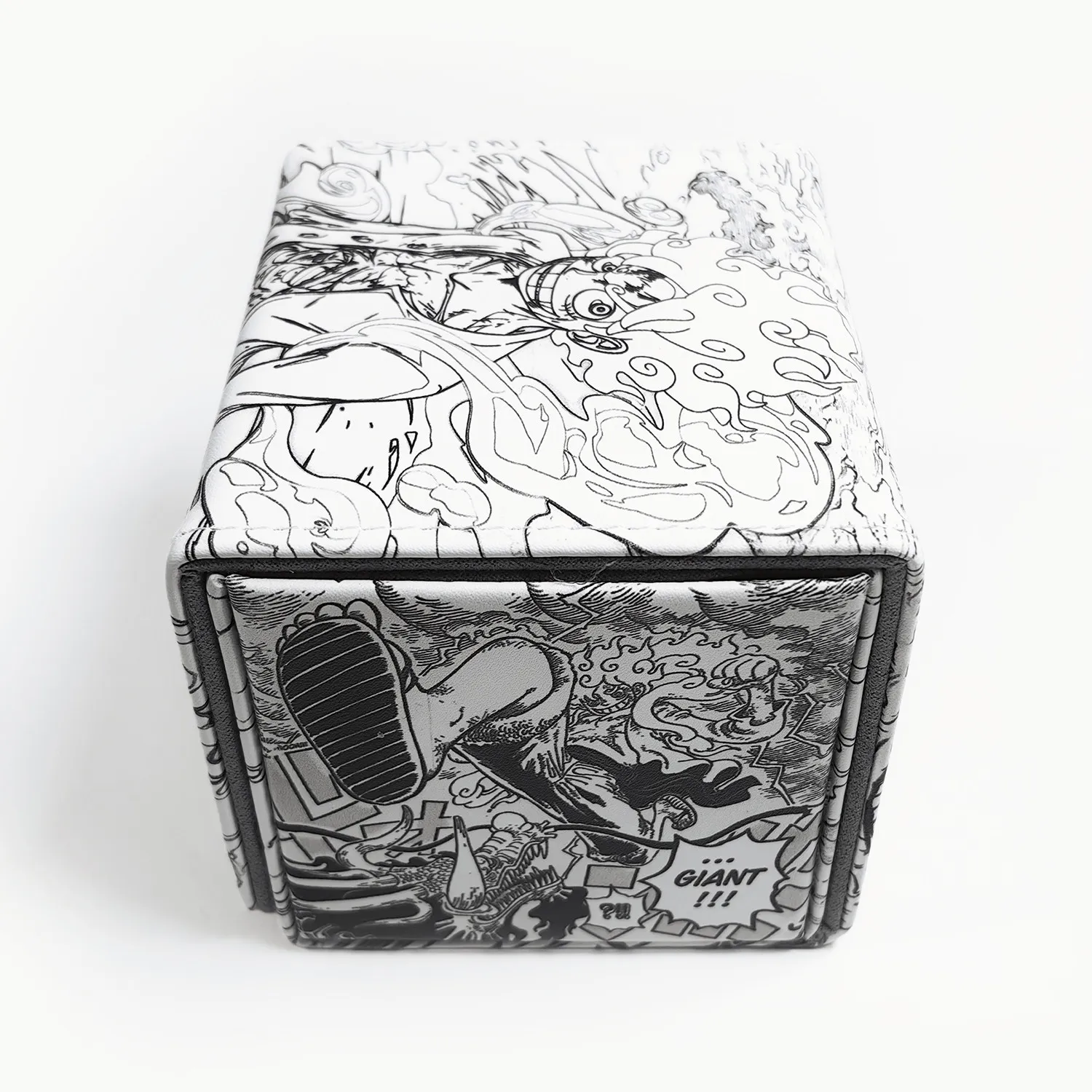 Monkey D Luffy Nika Trading Card Deck Box Pu Leather Storage Box For PTCG WS OPCG Holds Up To 100 + Trading Cards view 4