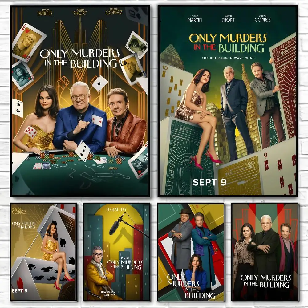 TV Series Only Murders in the Building Poster Poster High Quality Wall Art for Home Office Bedroom Living Room Perfect