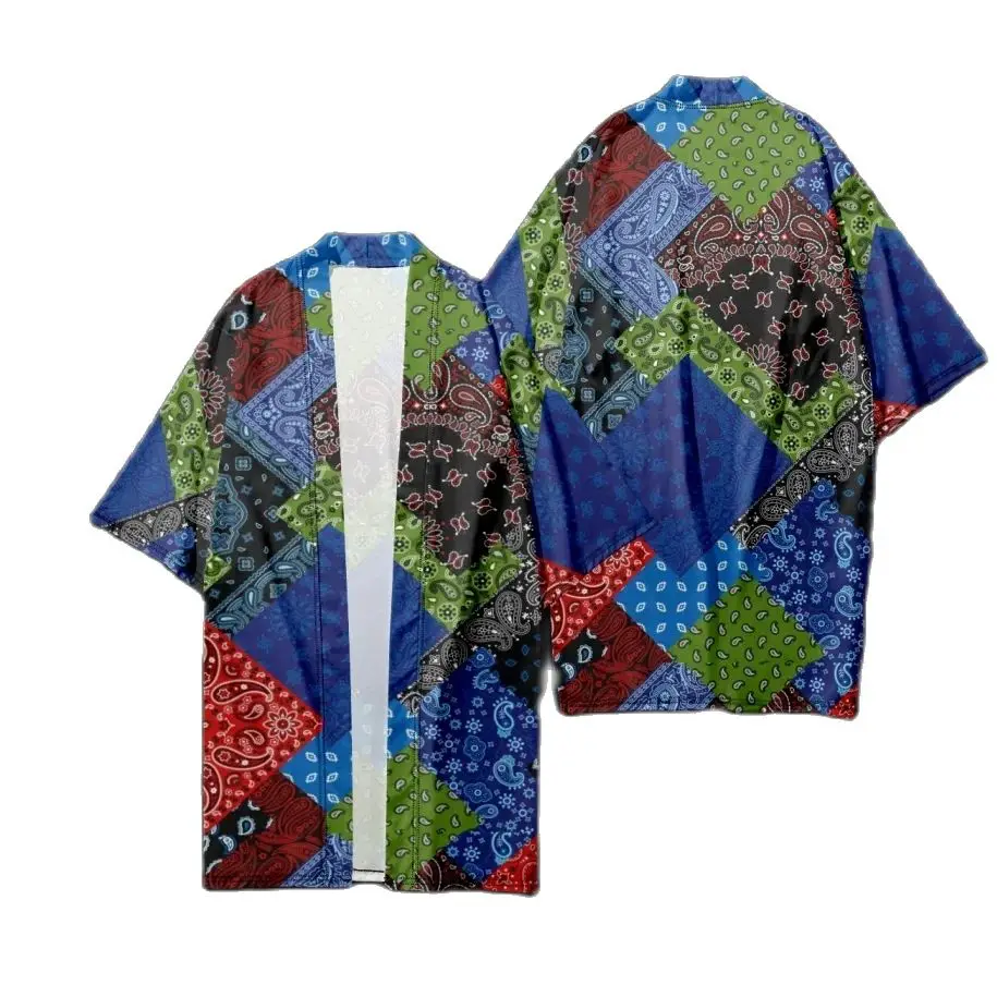 

Long Kimono Men Vintage Cardigan Fashion Women Stylish Kimono Samurai Yukata Jacket Bathrobes Haori Japanese Clothes Elegant