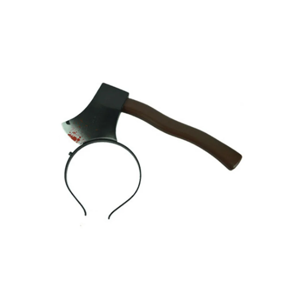 2pcs Through Head Prop Lightweight Halloween Costume Accessory For Party Trick Fun Scary Decoration Creepy Wearable Gag Gift One