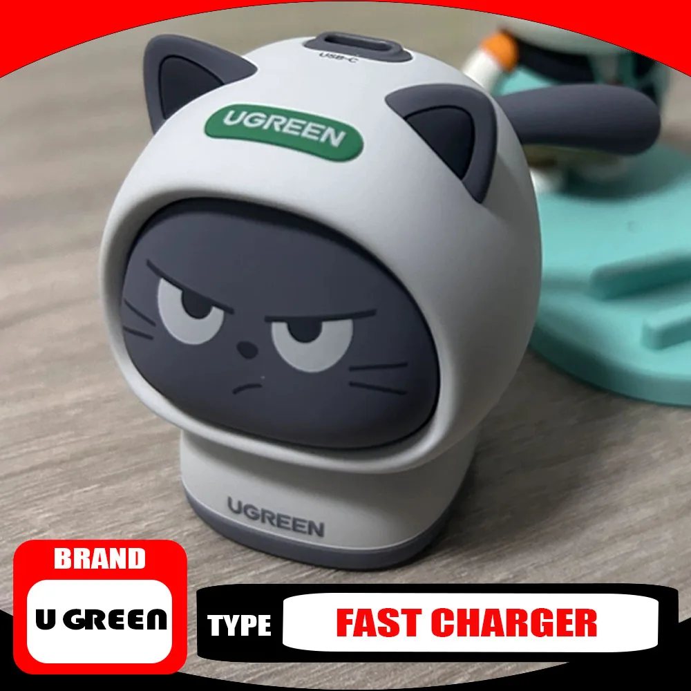 ugreen-45w-pd-gan-type-c急速充電器、耐久性のある充電アダプター、iphone-16-17-pro携帯電話用カスタム電話充電器