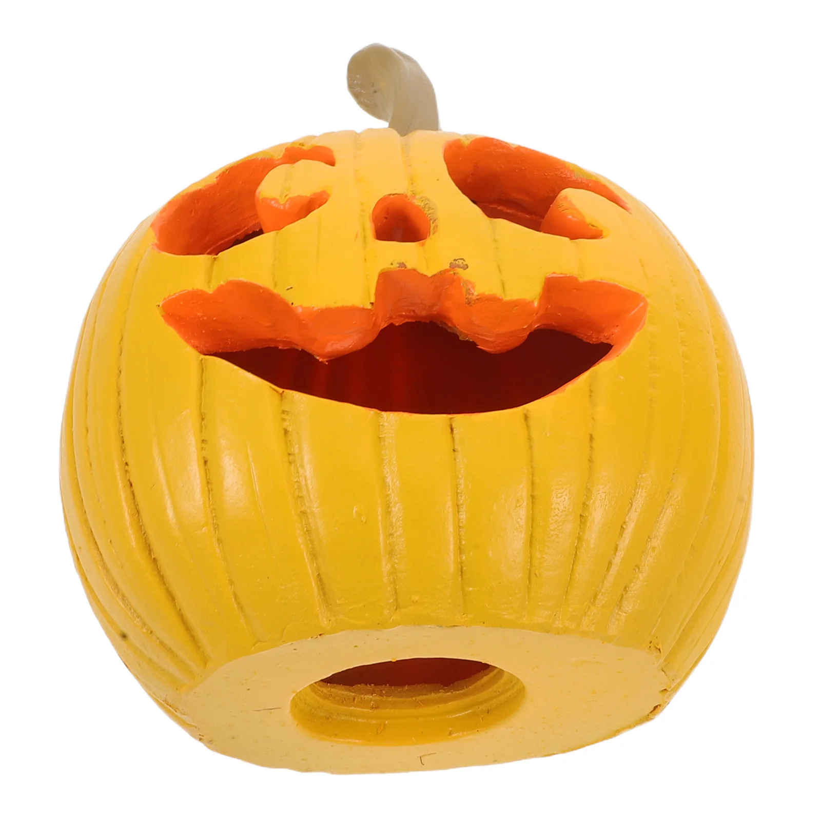

Pumpkin Statue Decoration Farmhouse Halloween Outdoor Decorations Artificial Vegetables Fall Yellow Fake Pumpkins