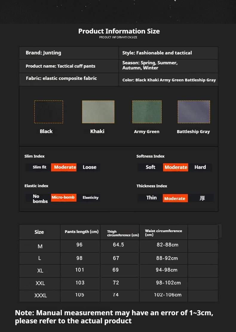 2025 Spring and Autumn Tactical Pants Men's Outdoor Slim Sports Slim Pants Outdoor Casual Overalls Camouflage Pants Trousers