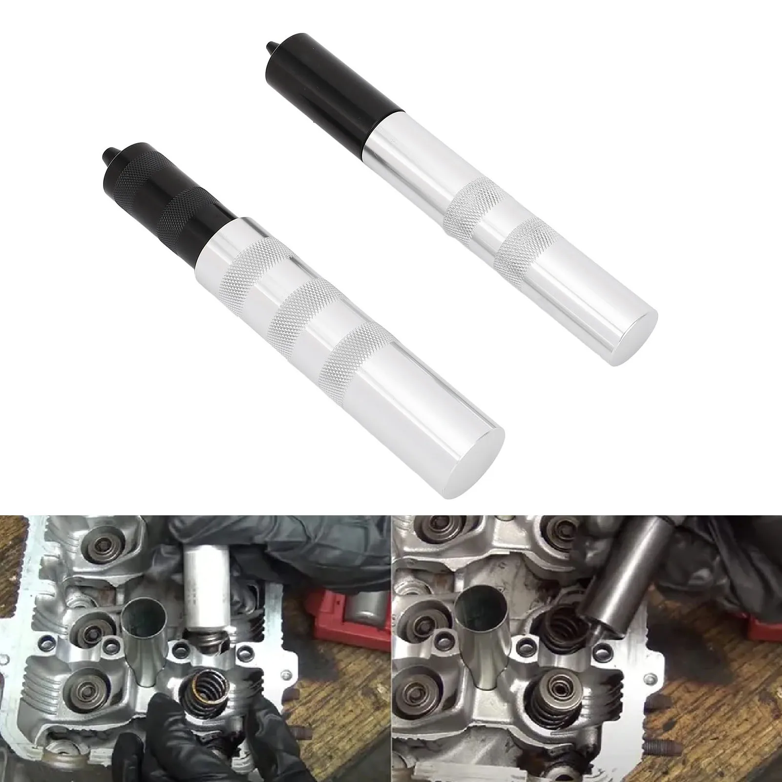 Valve Keeper Remover Installer Kit Valve Spring Compressor for Overhead Valve Engine with Valve Stems 4.5 to 7.5mm 5/16 to 3/8in
