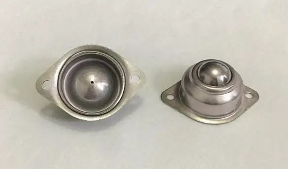 볼 금속 트랜스퍼 베어링 유닛 컨베이어 롤러 휠, 블랙 쉘, 30kg CY-25A 직경 1 인치 25.4mm, 홈 오피스, 1 개, 2 개 또는 5 개