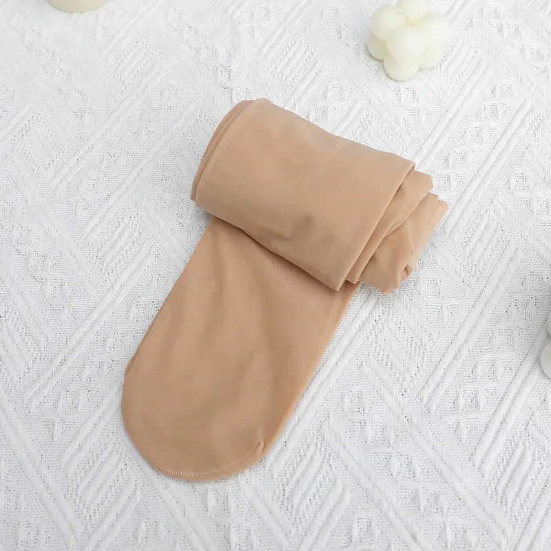 Pantyhose wanita, 2 buah 80 Denier Semi buram ketat pinggang tinggi lembut warna Solid