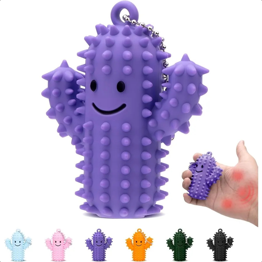 

Силиконовые Little Ouchies Pain Fidget кактус, инструмент для стимуляции боли, игрушка для взрослых, стимуляция боли, Fidget Spiky Grippie Stim Keychai