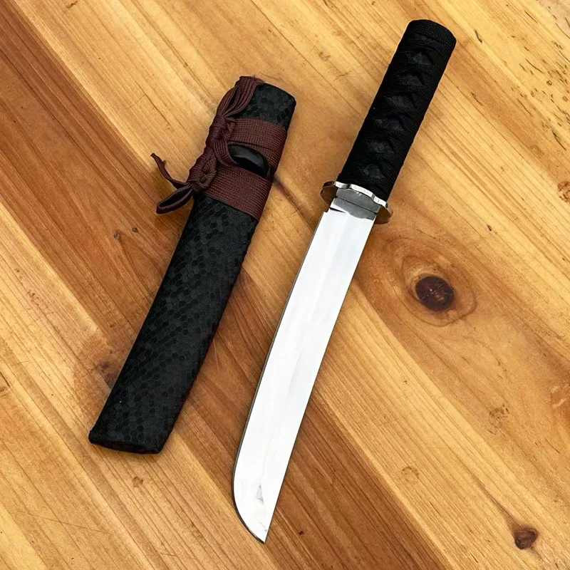 Butcher Knife Household Multi-functional Bone Chopping Knife Professional Large Integral Backbone High-hardness Cutting Tools