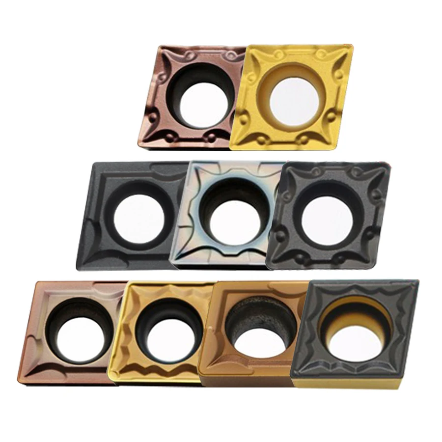 Ccmt09t304 ccmt09t308 p6205 p7320 p3035 cnc torno torneamento inserção de corte interno especial para peças de aço inoxidável/aço