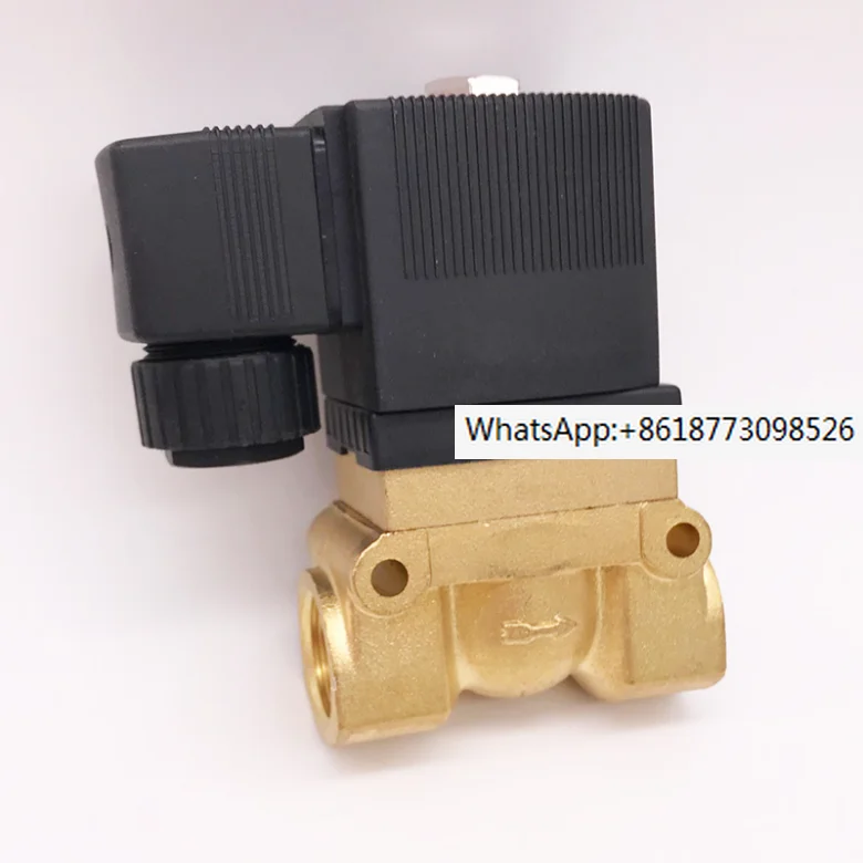 

Free shipping 50bar high pressure high temperature solenoid valve 1/4 3/8 1/2 BSP 12V 24V DC AC220V N.C 5404 PTFE brass valve