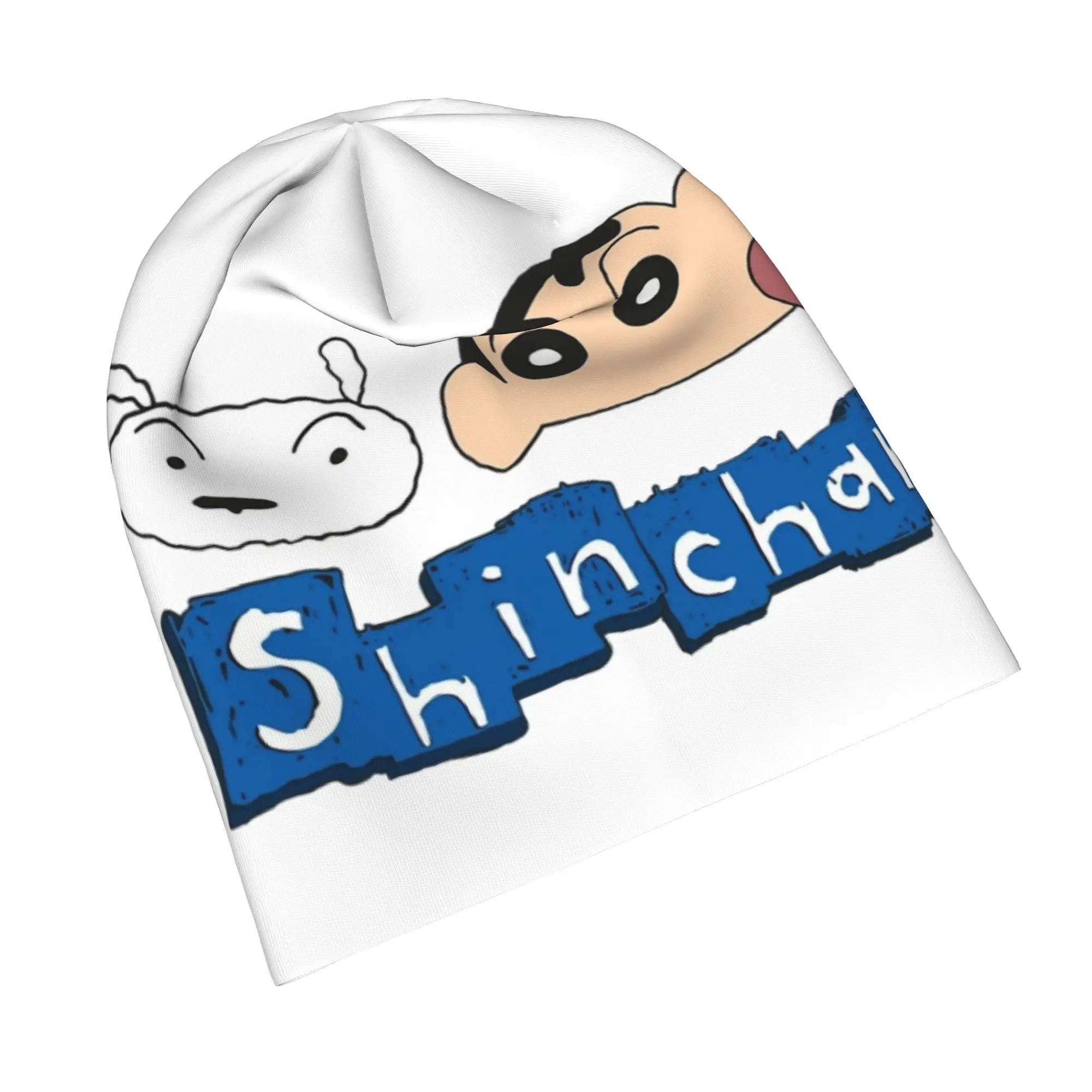 Crayons Shin-chans Caps  Fashion Unisex Street Skullies Beanies Hats Spring Warm Dual-use Bonnet Knit Hat