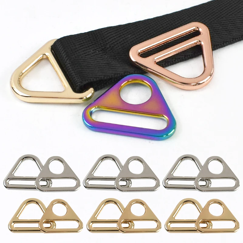 

20Pcs Sewing Metal Loop Hook 25-50mm Bag Belt Ring Buckle Backpack Coat Slider Buckles Dog Collar Clasp DIY Hardware Accessories