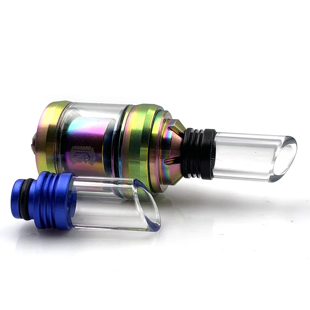 510 Drip Tips Mouthpiece with Glass Stainless Steel for Subtank Mini Melo 3 BSKR V2 Berserker Tank