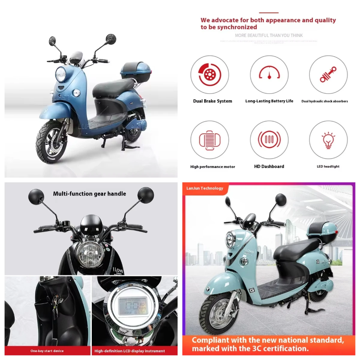 

STLF Turtle King 60 В, литиевая педаль, электромобиль, умный тип, электронный, 1000 Вт, мощность двигателя, мужской и женский двухколесный скутер, склад