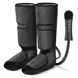 Knee Massager, Leg Foot Massage, Rehabilitation, Big Screen, Plastic EVA Material, Pain Relief, Muscle Relaxation, 6 Modes