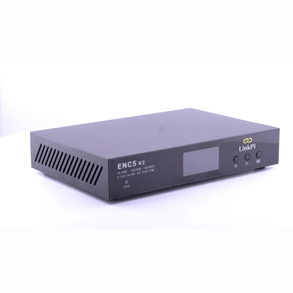 Link Pi ENC5-V2 5-port HDMI Encoder 4K Decoder 1080P NDI HX SRT RTMP RTSP Live stream IPTV IPCam 4GB DRR4 Support vMix,OBS