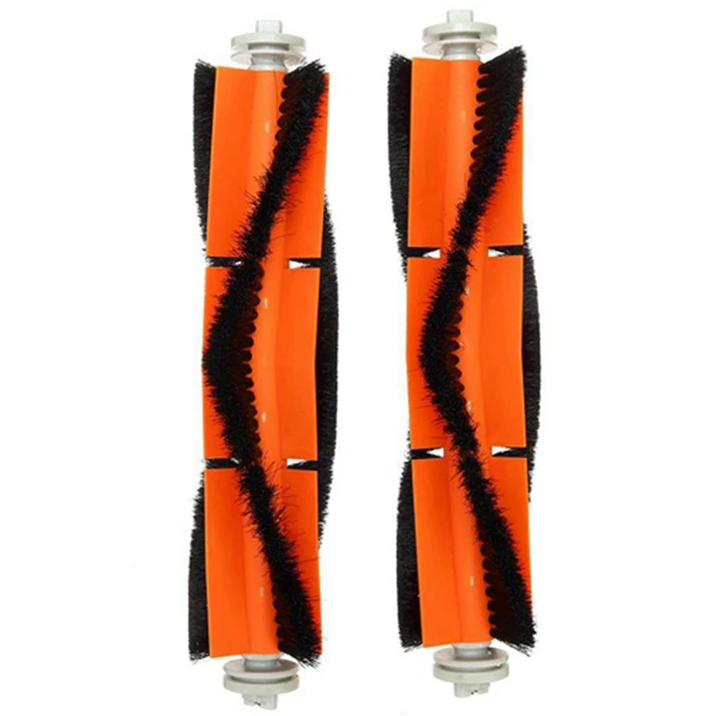 2 conjuntos de filtro hepa + escova lateral + escova principal para aspirador xiaomi para robô roborock s50 s55 s6 s1 s2
