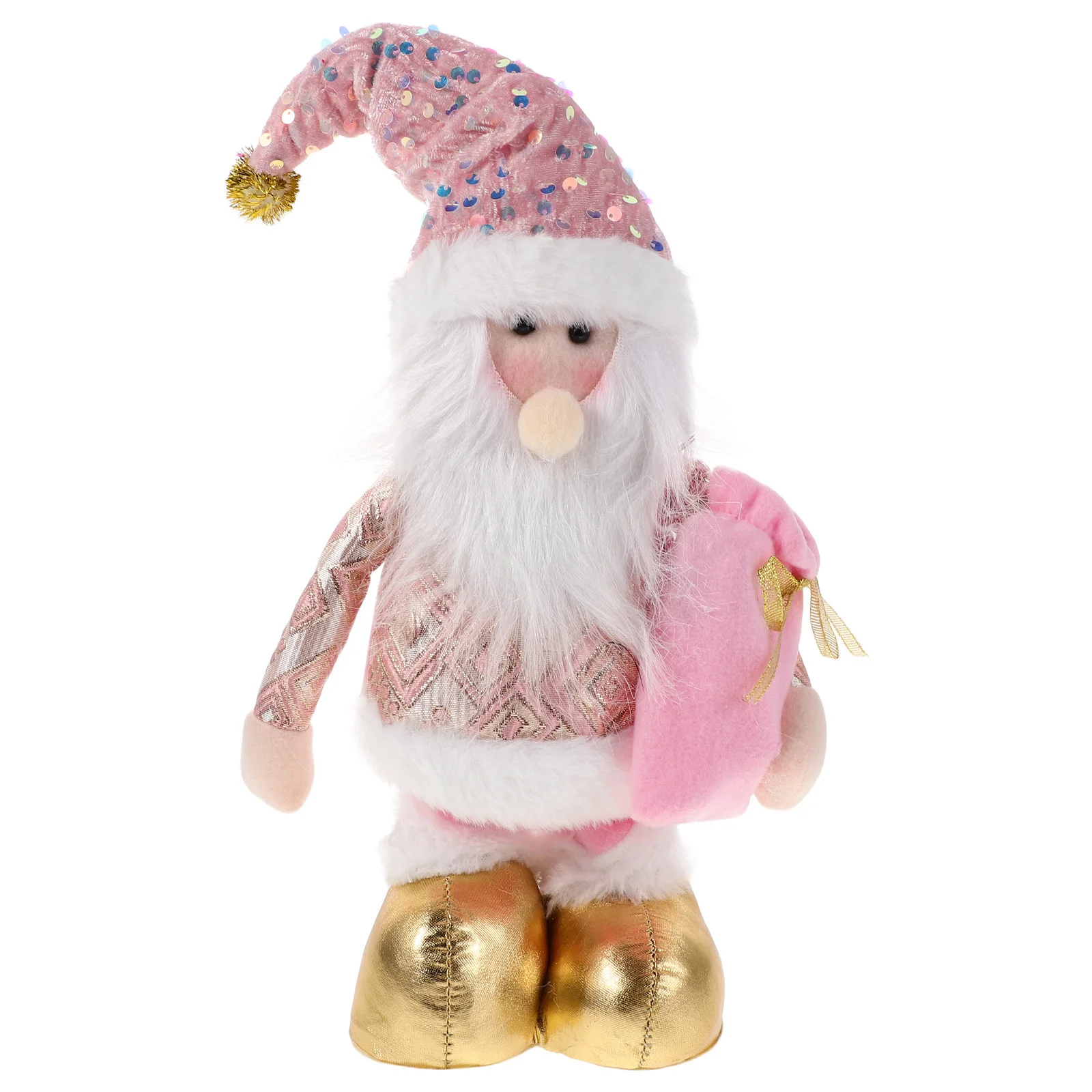 

Holiday Decoration Ornament Decoration Music Glow Adjustable Height Festive Desktop Decor For Window