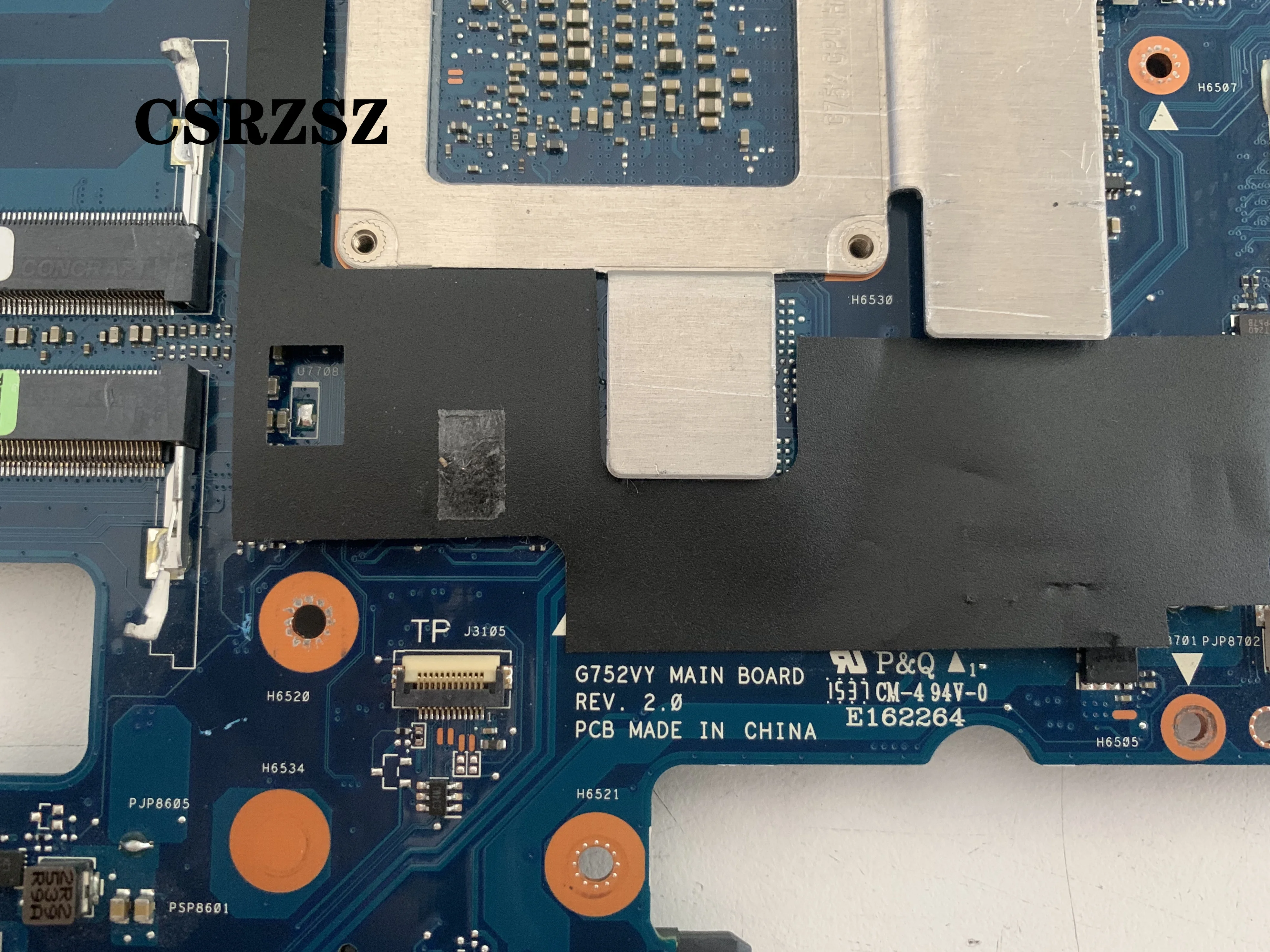 Imagem -03 - Csrzsz para Asus G752vy G752vt Placa-mãe do Portátil Rev 2.0 I76700hq Cpu Gtx970m Teste ok 100 Original