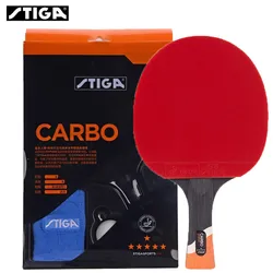 STIGA Table Tennis Racquet Professional Single racquet 6-star carbon table tennis racket