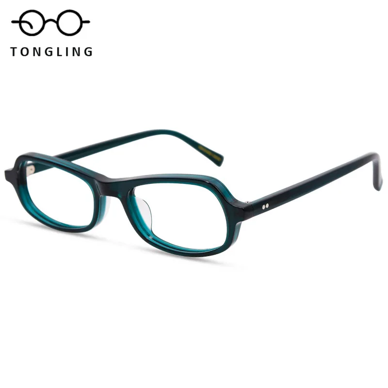 2026 New High-End Fashion Men Compact and Portable Glasses Vintage Design Women Handcrafted High-Quality Acetate Unique Frame