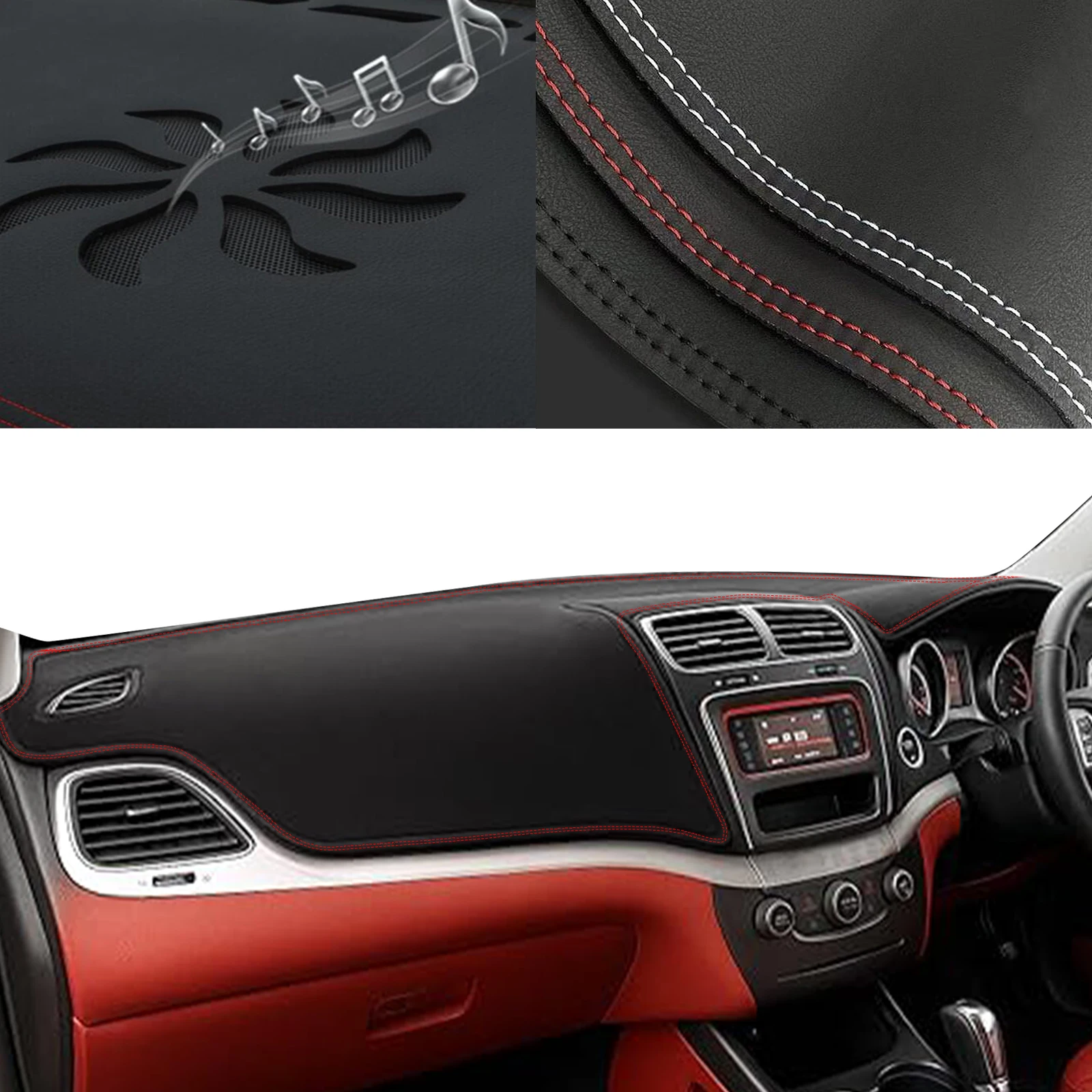 

for Dodge Journey 2009-2016 Fiat Freemont Special Customized Dashboard Cover Anti‑Glare Sunshade Pad Dash Mat Interior