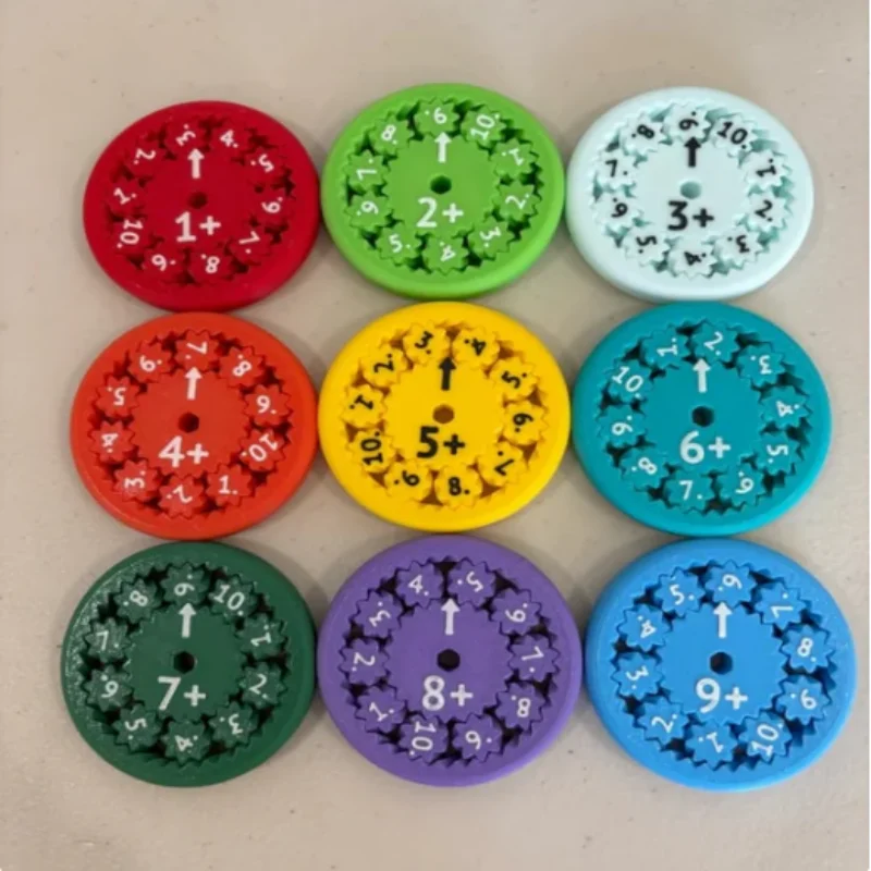 Matemática Fidget Spinner Toy para Crianças, Contando Brinquedos, Adicionar ou Subtrair, Multiplicação, Divisão, Educação Infantil